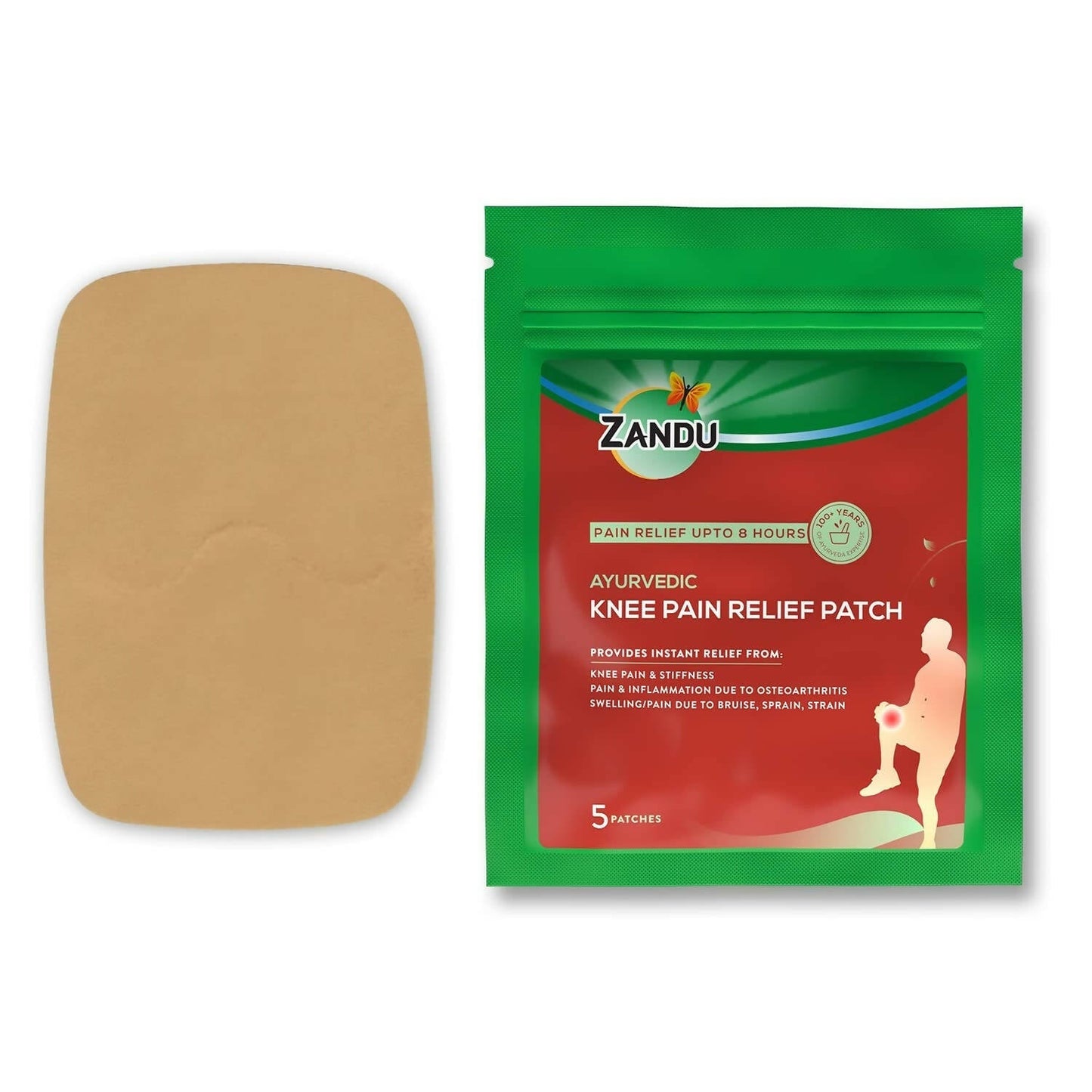 Buy Zandu Ayurvedic Knee Pain support  Patch from DrMediCart, Ship from India to USA