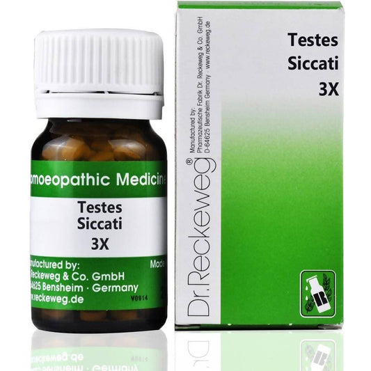 Buy Dr. Reckeweg Testes Siccati Trituration 3X Tablet from DrMediCart, Ship from India to USA