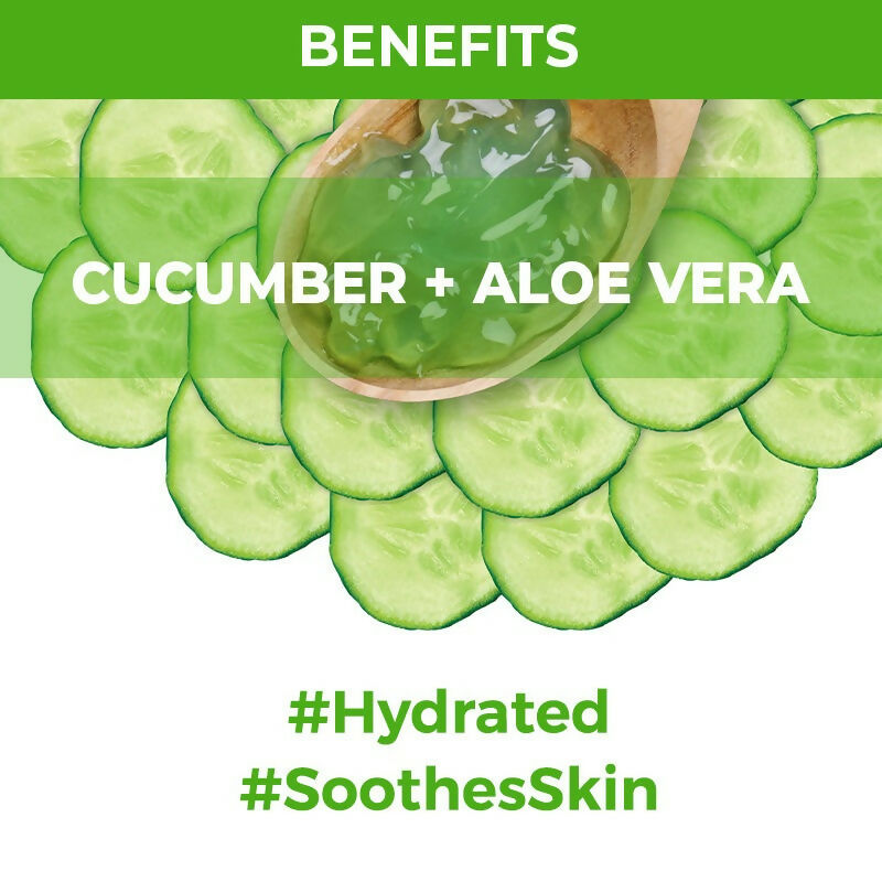 Nykaa Skin Secrets Indian Rituals Cucumber + Aloe Vera Sheet Mask For Toned & Hydrated Skin - Drmedicart