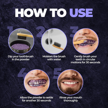 Beardo Purple X Teeth Whitening Powder