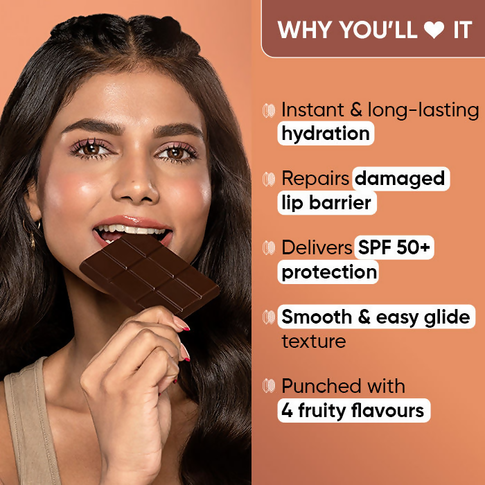 Dot & Key Barrier Repair Hydrating Lip Balm SPF 50 With Ceramides & Peptides Cocoa Nude