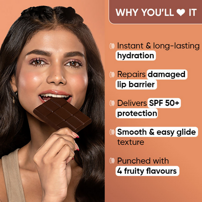 Dot & Key Barrier Repair Hydrating Lip Balm SPF 50 With Ceramides & Peptides Cocoa Nude