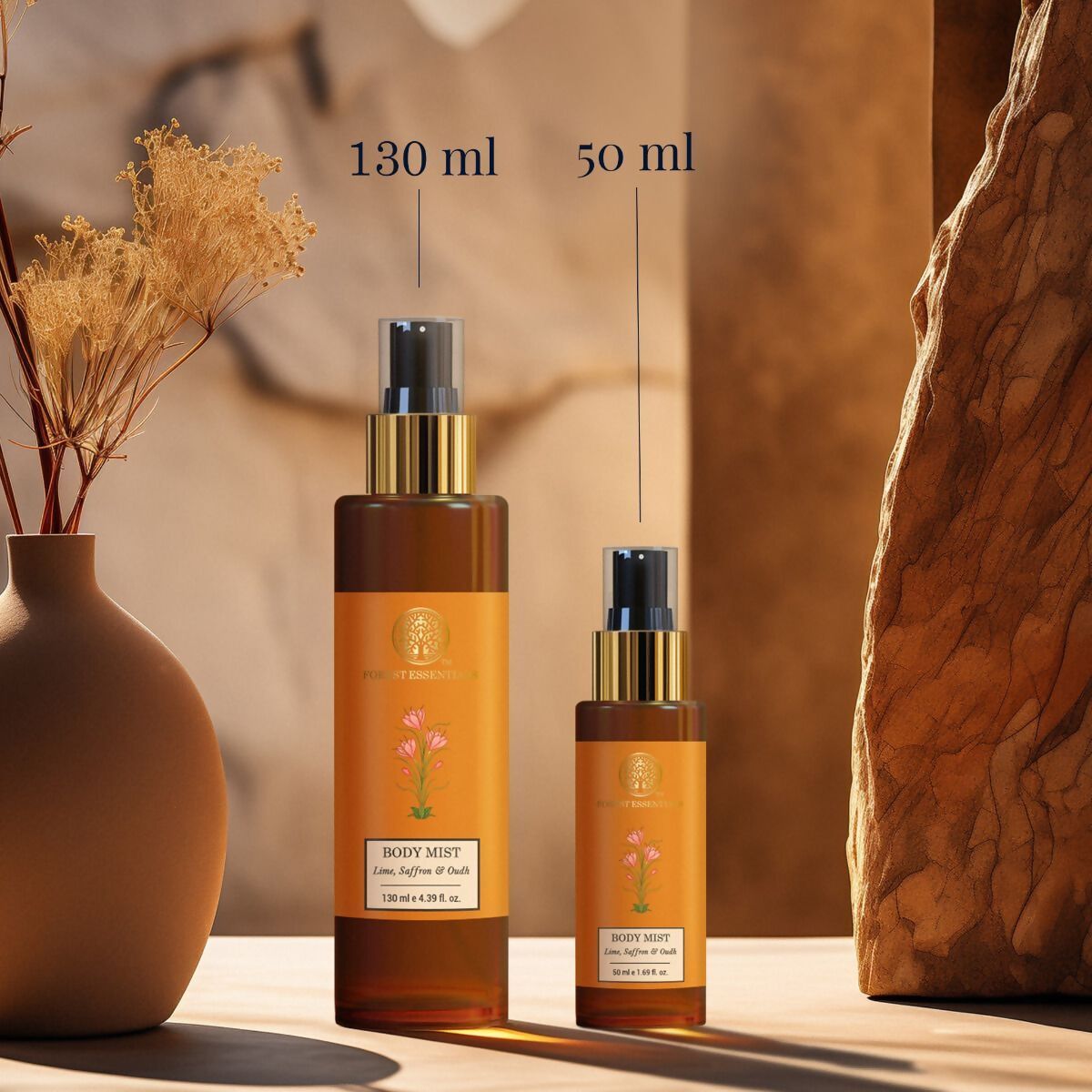 Forest Essentials Scented Body Mist Lime Saffron & Oudh - Drmedicart