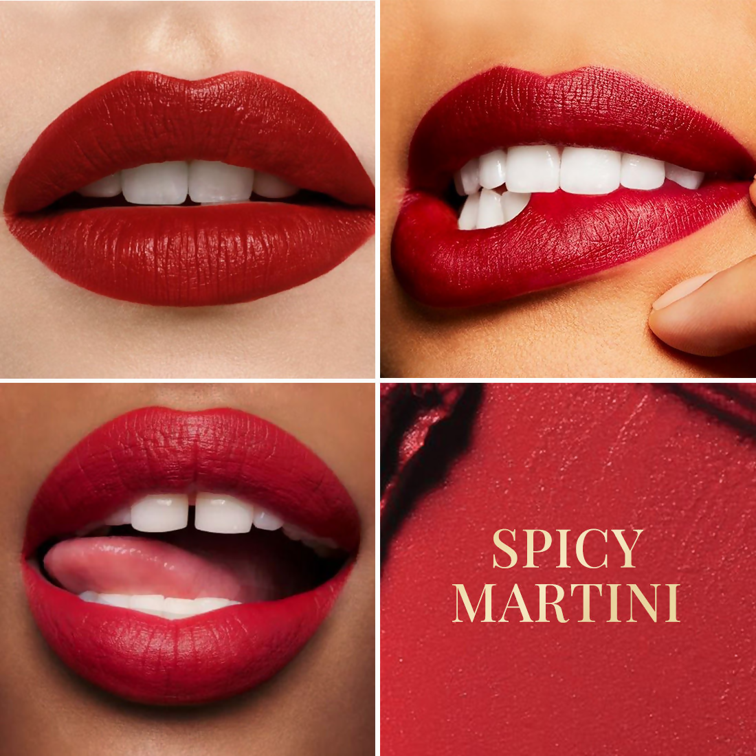 mCaffeine Shades Creamy Matte Kiss Bullet Lipstick Moisturizing Lightweight - Spicy Martini