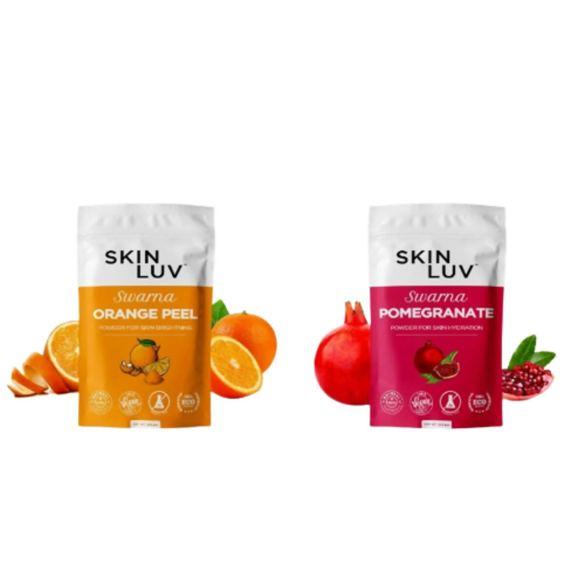 Buy SkinLuv Swarna Orange Peel Powder And Pomegranate Powder Combo from DrMediCart, Ship from India to USA