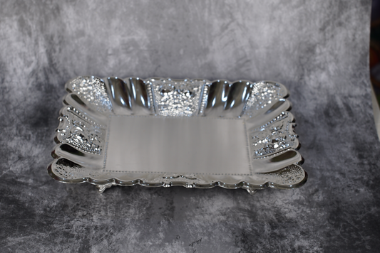 Buy Sri Rudra Silver Tray- SR 00089