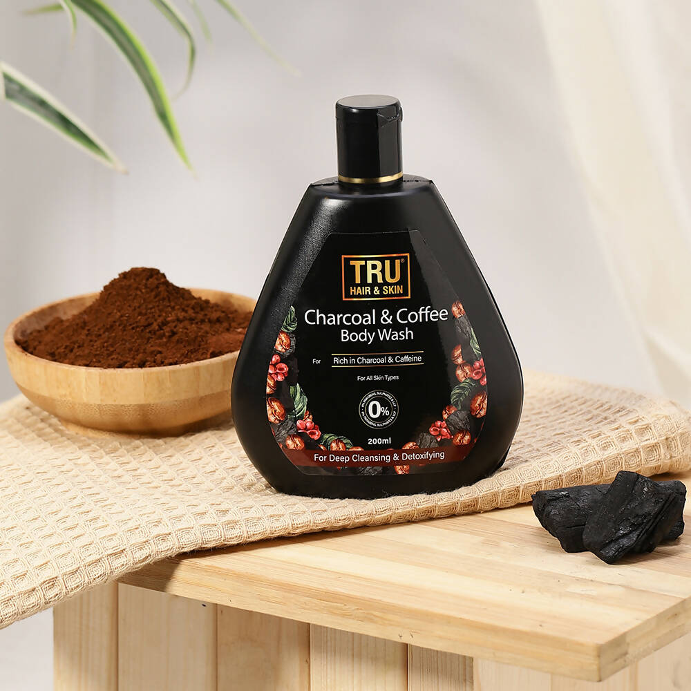 Tru Hair & Skin Charcoal & Coffee Body Wash - Drmedicart