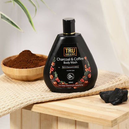 Tru Hair & Skin Charcoal & Coffee Body Wash - Drmedicart