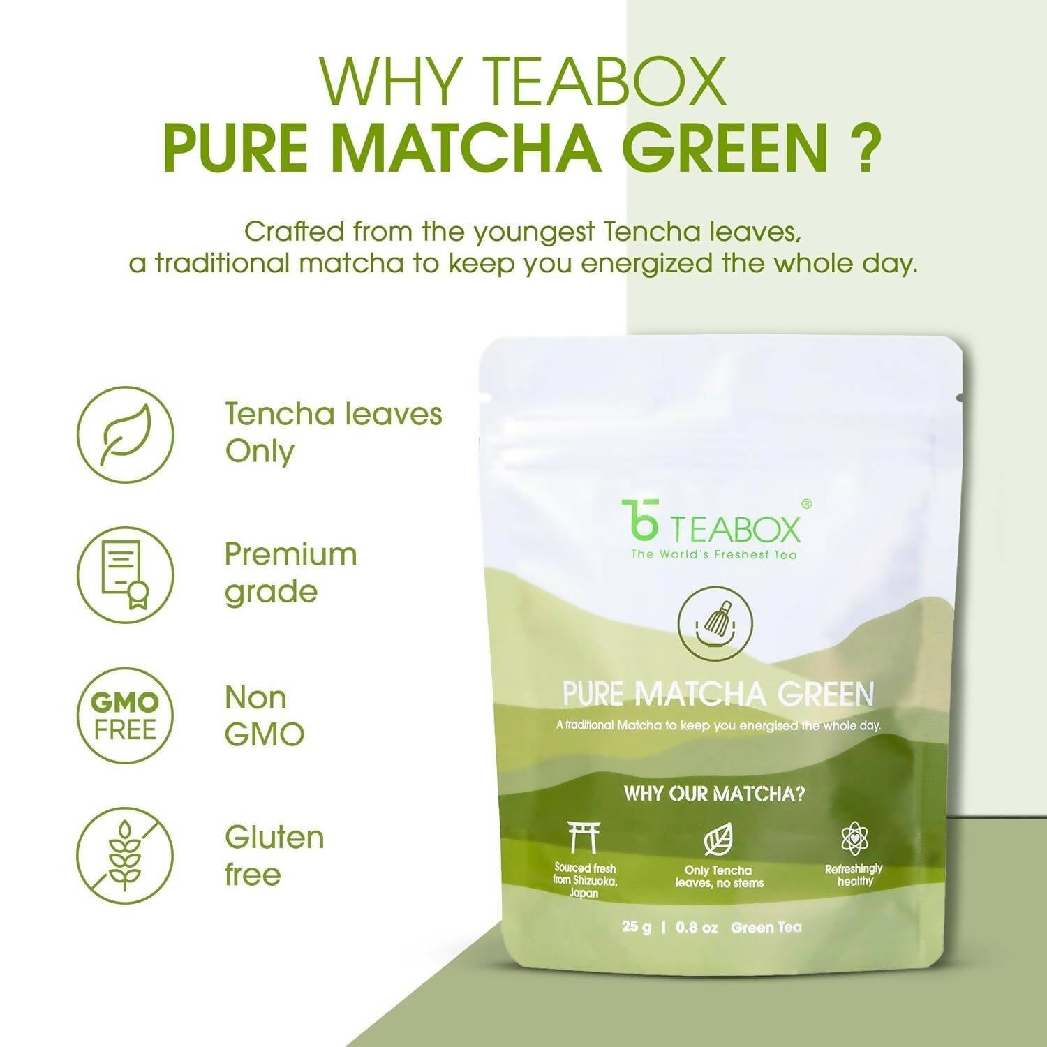 Teabox Pure Matcha Green Tea Powder - Drmedicart