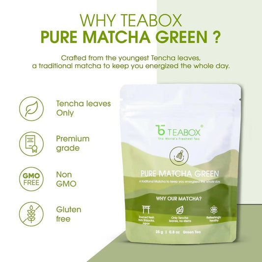 Teabox Pure Matcha Green Tea Powder