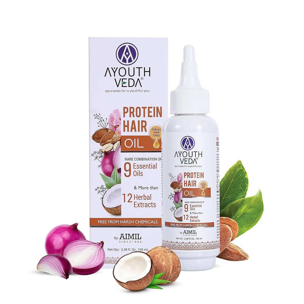 Buy Ayouthveda Protien Hair Oil from DrMediCart, Ship from India to USA