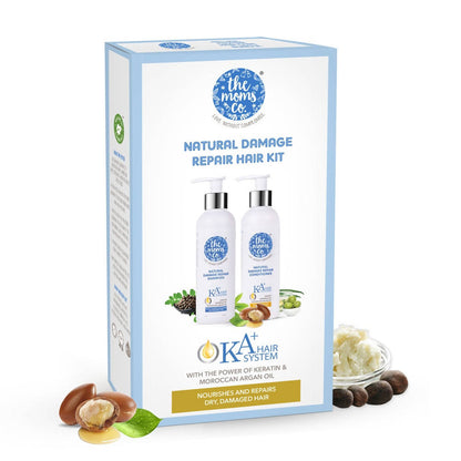 The Moms Co Natural Damage Repair Hair Kit - Drmedicart
