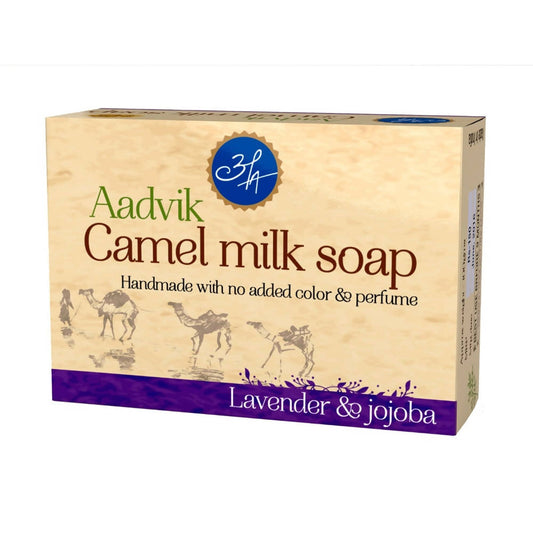 Buy Aadvik Camel Milk Soap - Lavender & Jojoba Essential Oil from DrMediCart, Ship from India to USA
