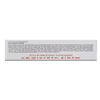 Vicco Vajradanti Ayurvedic 18 Herbs and Barks Toothpaste - Drmedicart