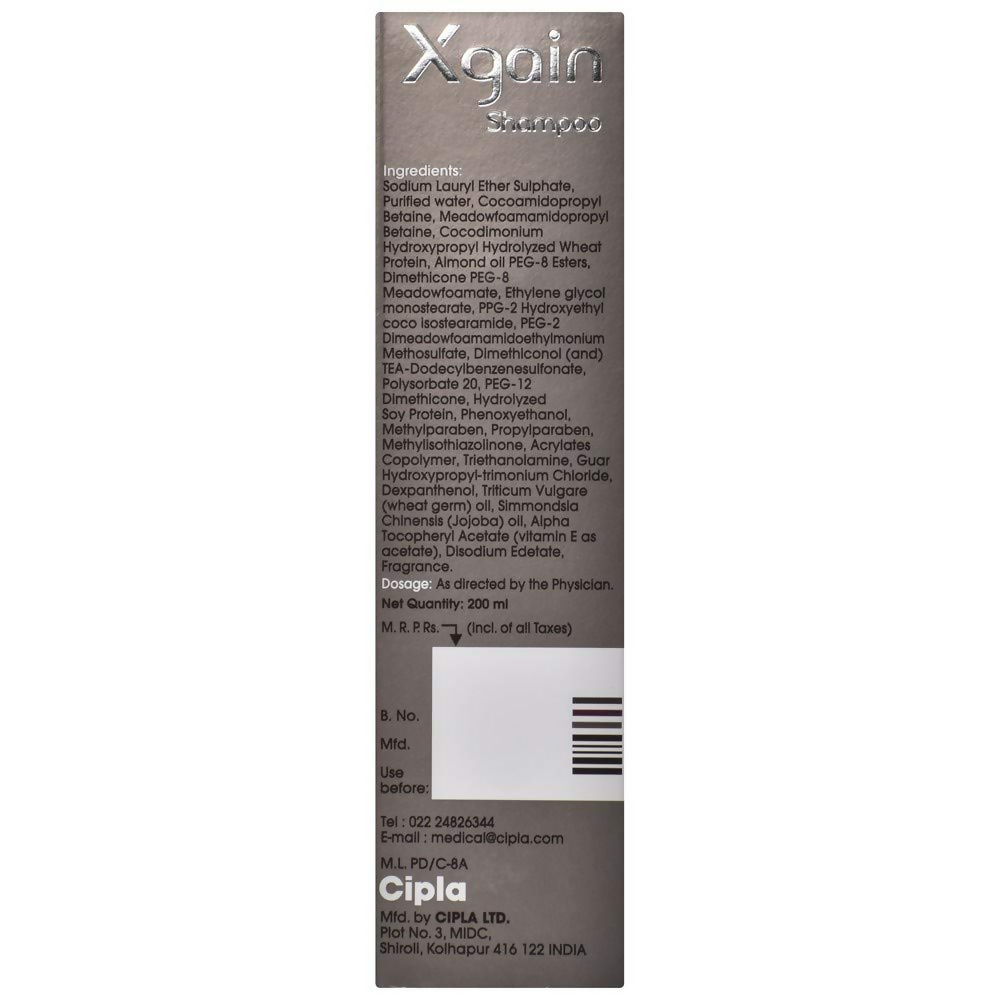 Cipla Xgain - Bottle Of Shampoo