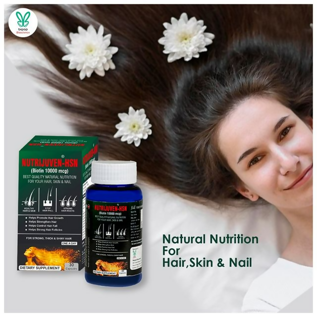 Nutrijuven - Hsn - Biotin 10000 Mcg Capsules