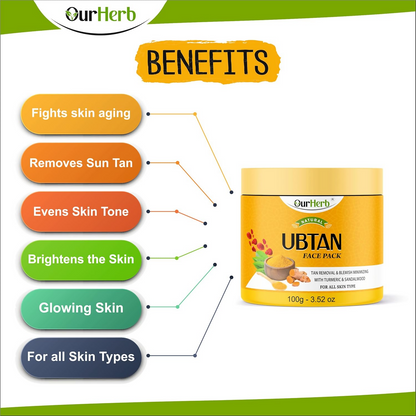 OurHerb Ubtan Face Pack For Glowing Skin