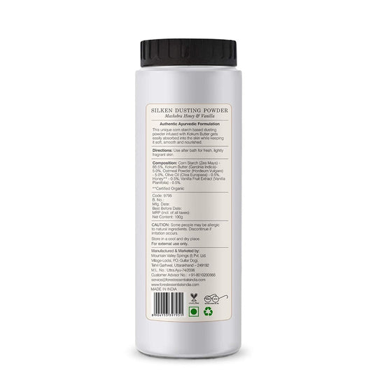 Buy Forest Essentials Silken Dusting Powder Mashobra Honey & Vanilla from DrMediCart, Ship from India to USA