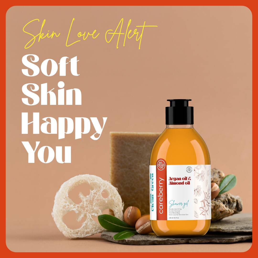 careberry argan almond oil shower gel buy in usa