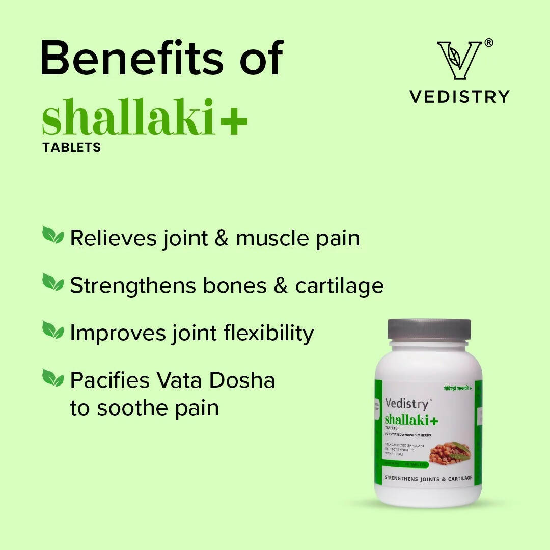 Vedistry Shallaki+ Tablets - Drmedicart