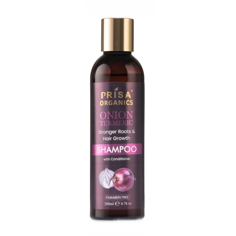 Buy Prisa Organics Onion Turmeric Shampoo from DrMediCart, Ship from India to USA