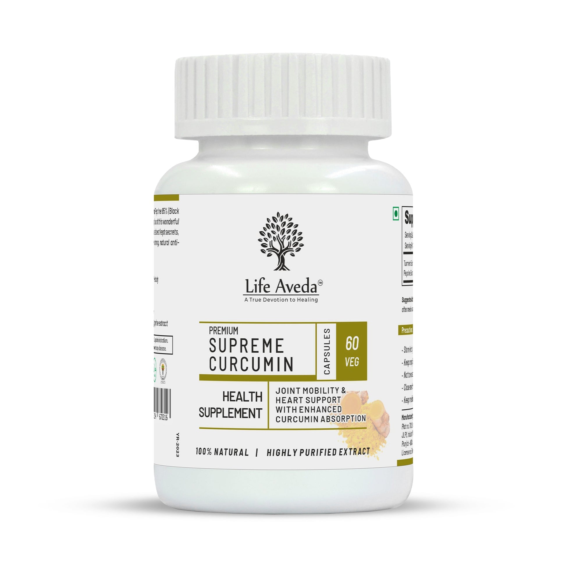 Life Aveda Premium Supreme Curcumin Capsules