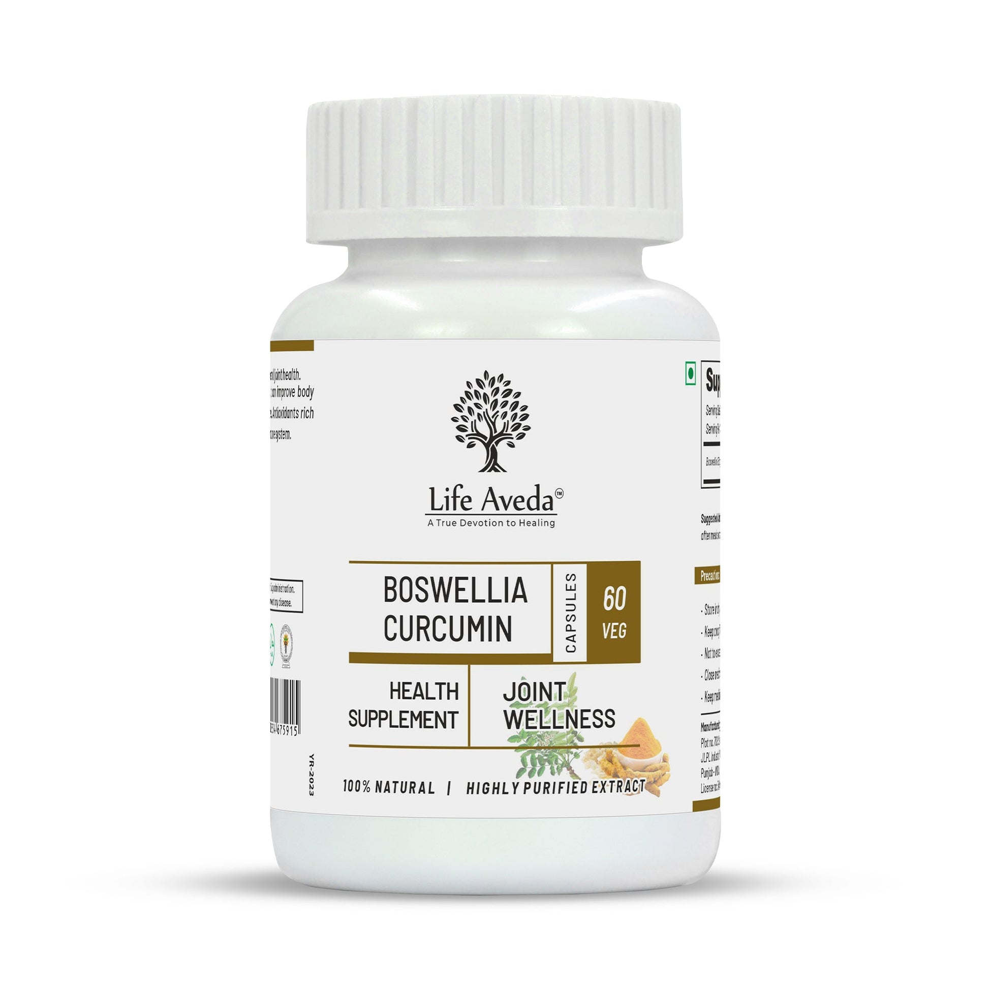 Life Aveda Bosswellia Curcumin Capsules
