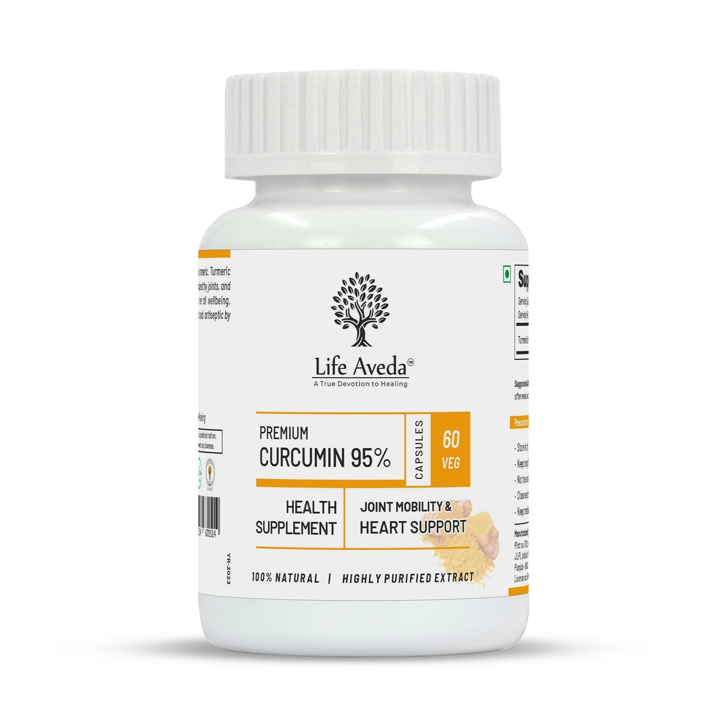 Life Aveda Premium Curcumin 95% Capsules