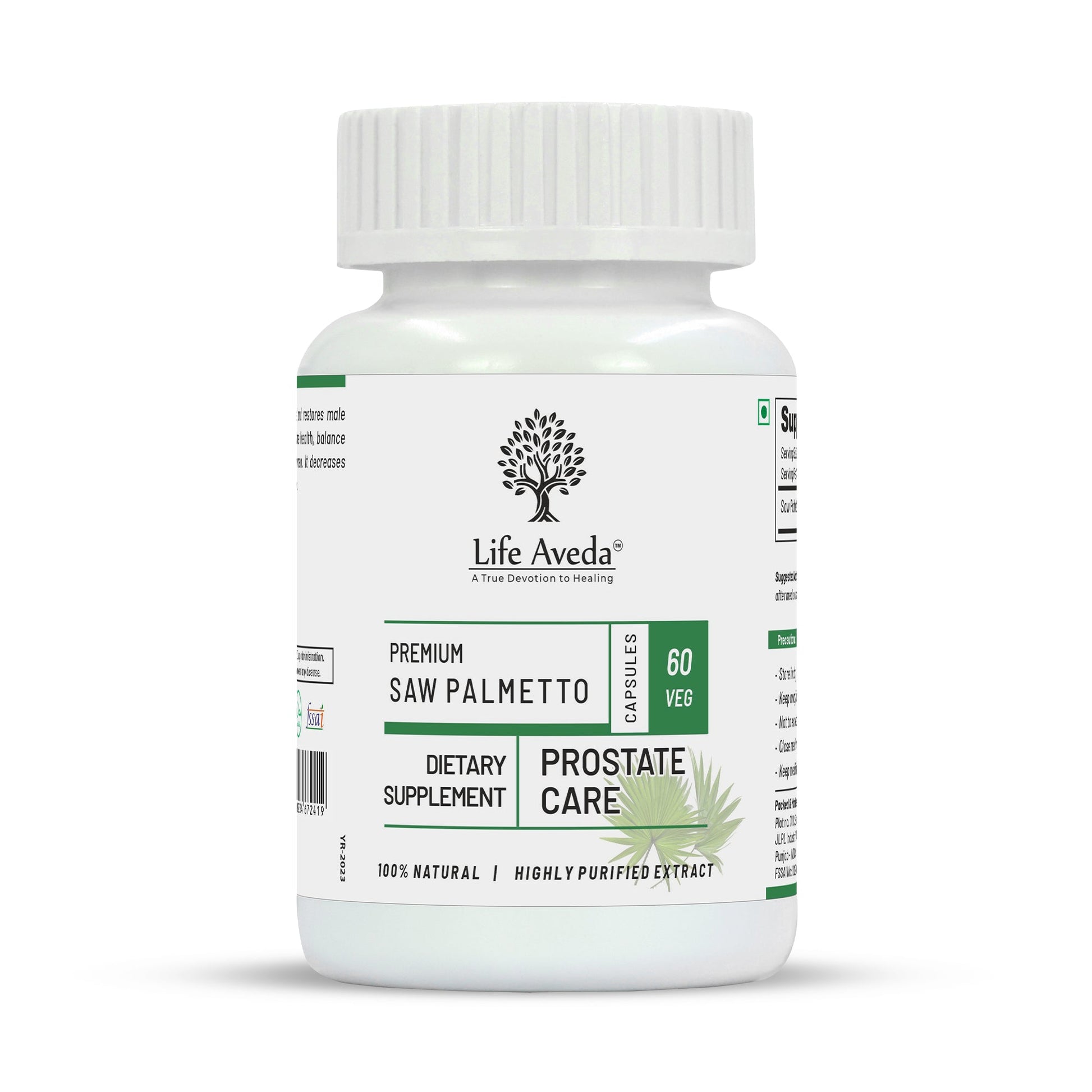 Life Aveda Premium Saw Palmetto Capsules