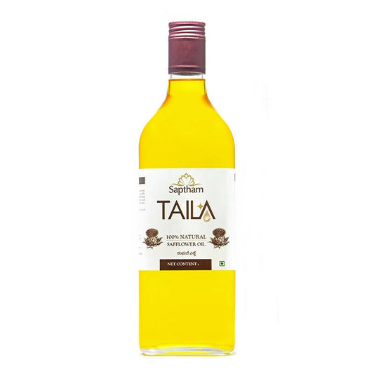Saptham Taila 100% Wood Pressed Safflower Oil
