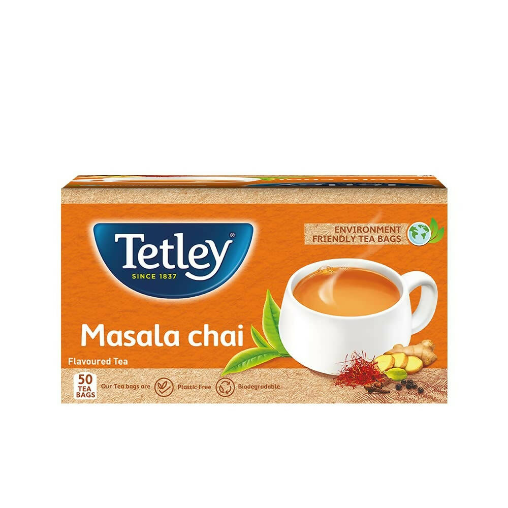 Tetley Masala Chai With Natural Flavour Black Tea Bags