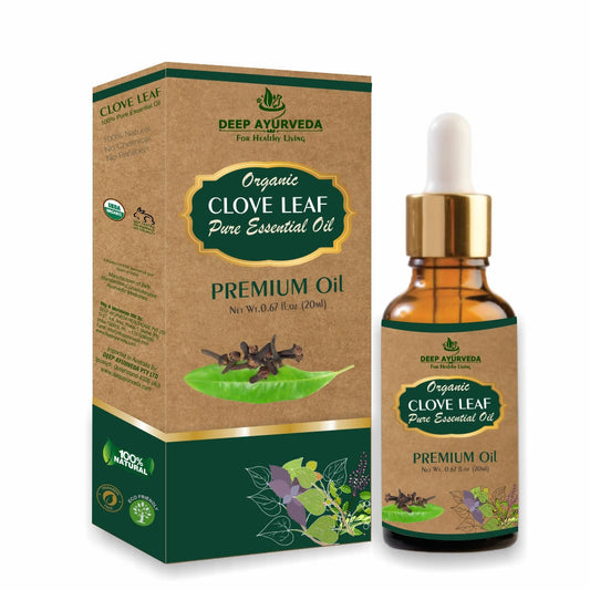 Deep Ayurveda Clove Leaf Pure Essential Oil - DrMediCart