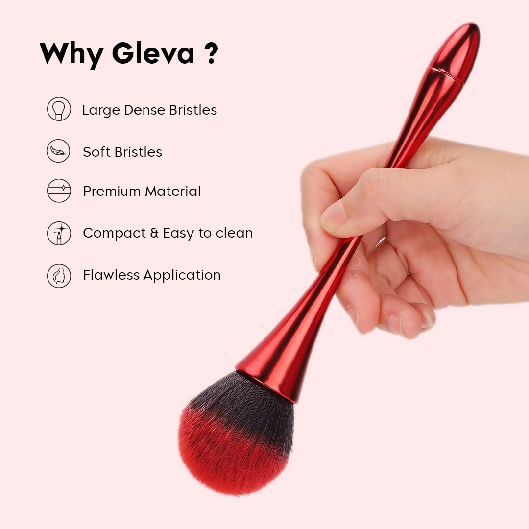 Gleva Ultimate Blend Makeup Brush - Red