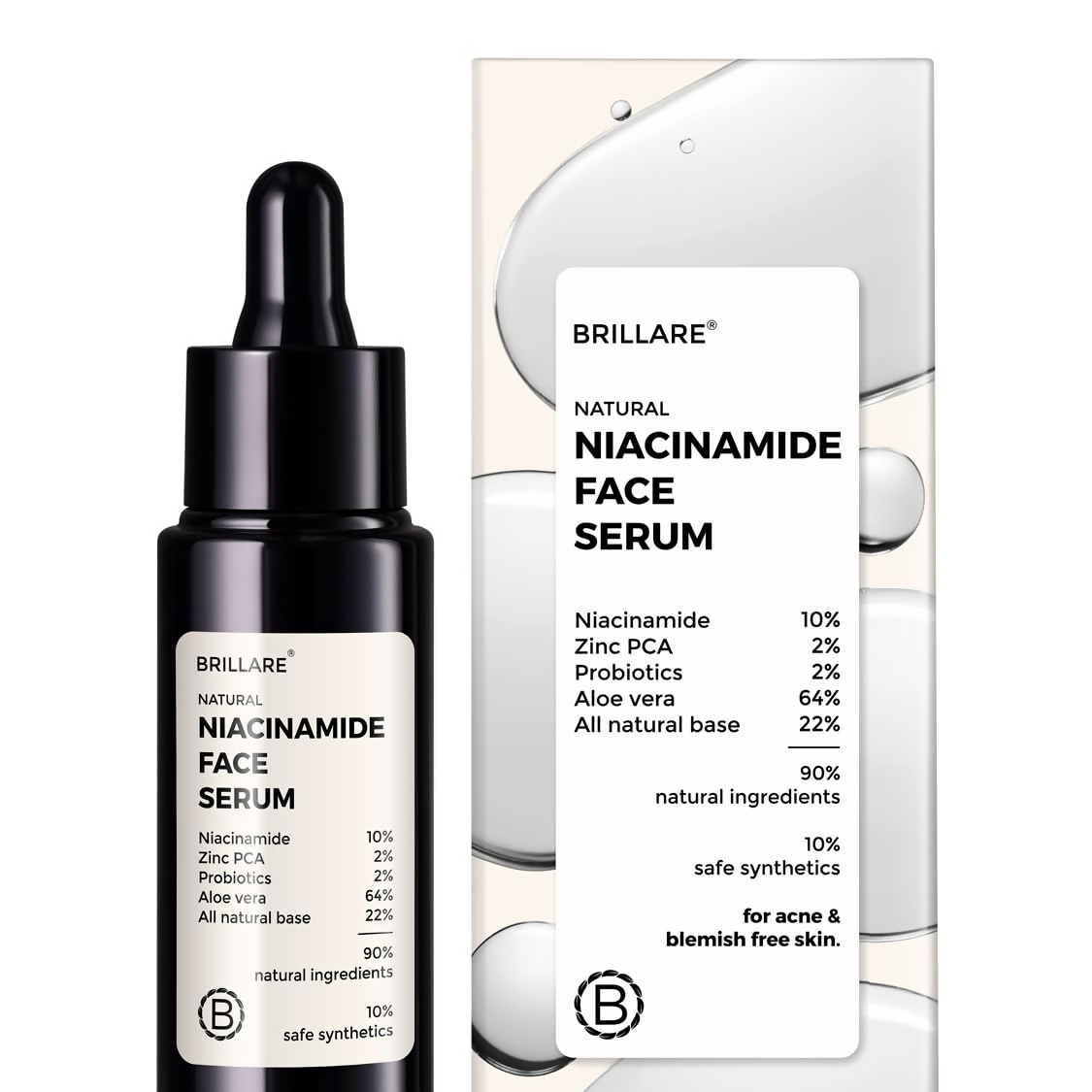 Brillare 10% Niacinamide Serum For Smooth Glowing Skin