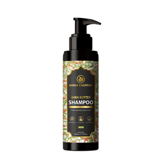 Korus Essential Shea Butter Shampoo With Onion & Hibiscus Extract