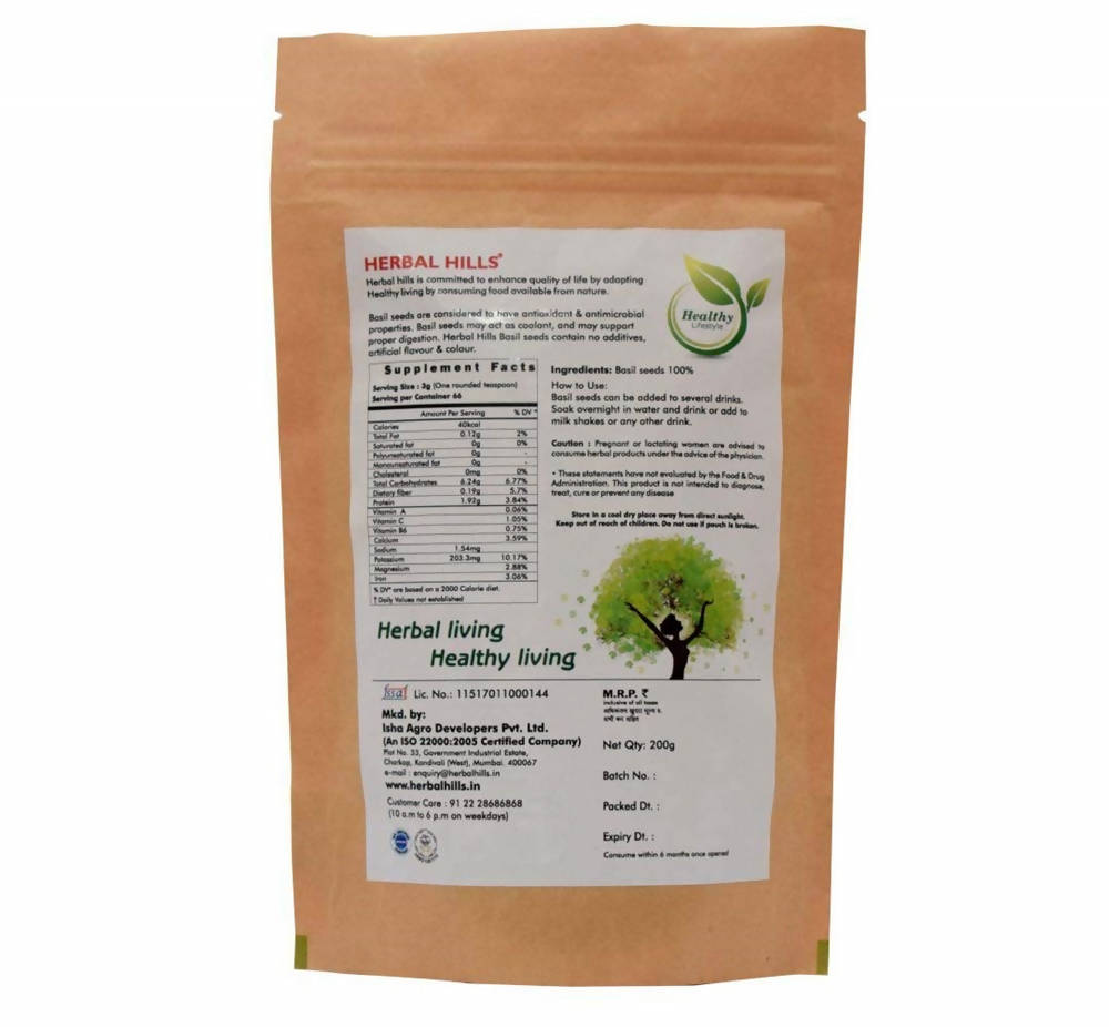Herbal Hills Basil seeds Ocimum basilicum
