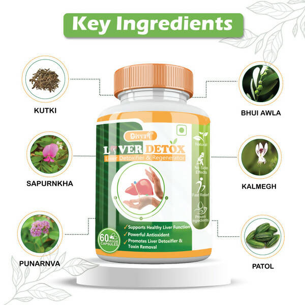 Divya Shree Liver Detox Veggie Capsules