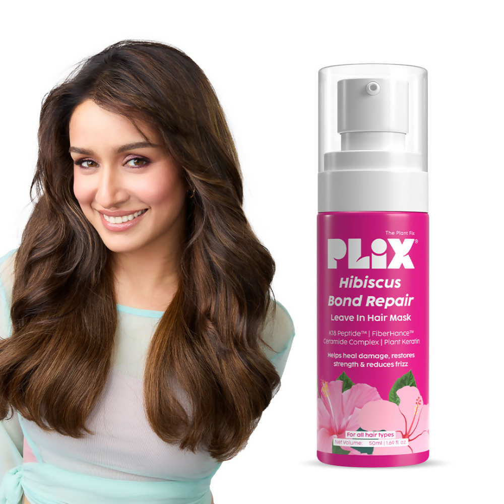 PLIX The Plant Fix Hibiscus Bond Repair Leave In Hair Mask