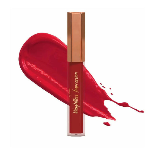 FLiCKA Weightless Impression 01 January - Red Matte Finish Liquid Lipstick