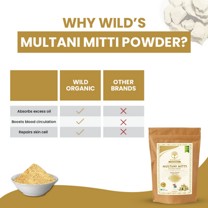 Wild Organic Multani Mitti Powder