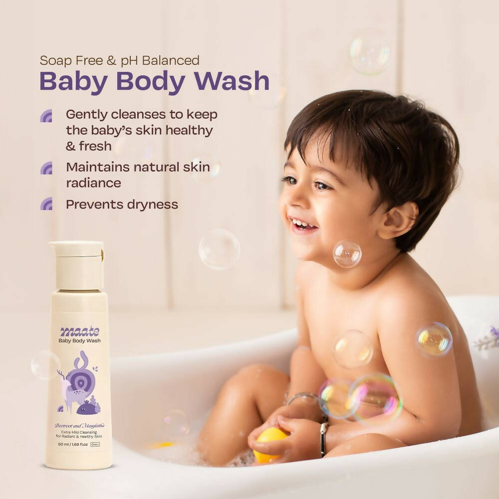Buy Maate Baby Daily Cleansing Combo - Baby Body Wash & Baby Shampoo from DrMediCart, Ship from India to USA