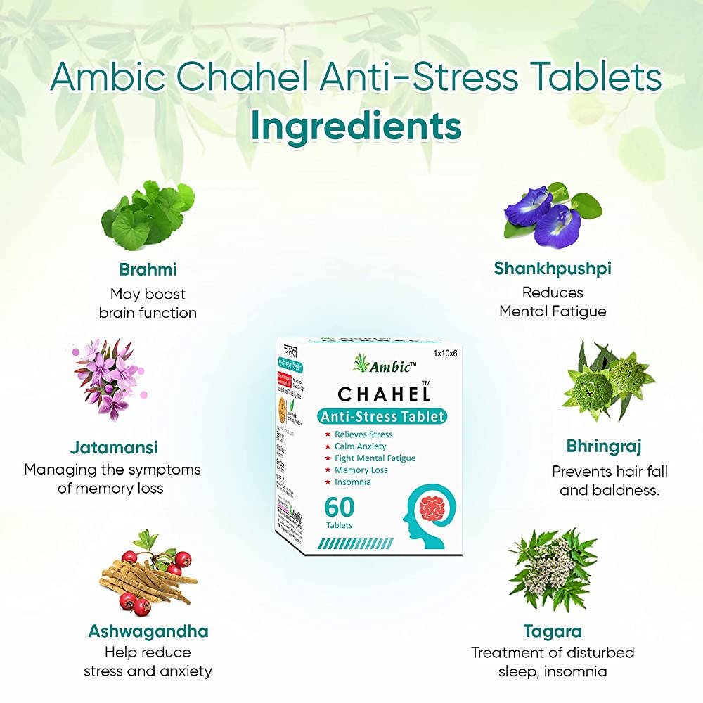 Ambic Chahel Anti-Stress Tablets