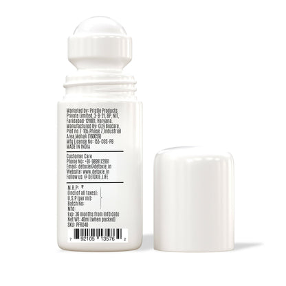 Detoxie 5% AHA BHA Underarm Lightening Deo Roll On (Pine Fresh)