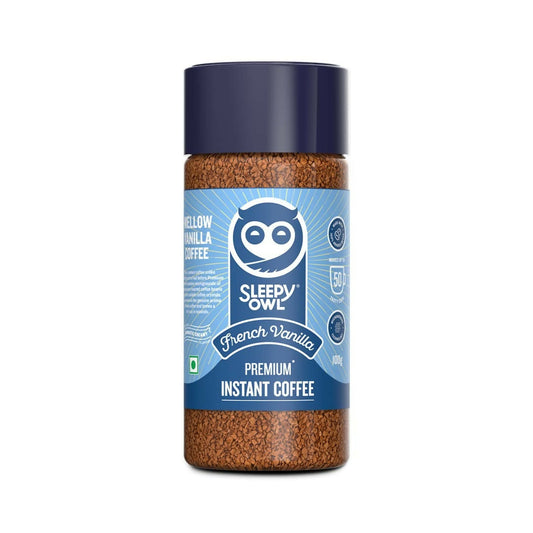 Buy Sleepy Owl French Vanilla Premium Instant Coffee from DrMediCart