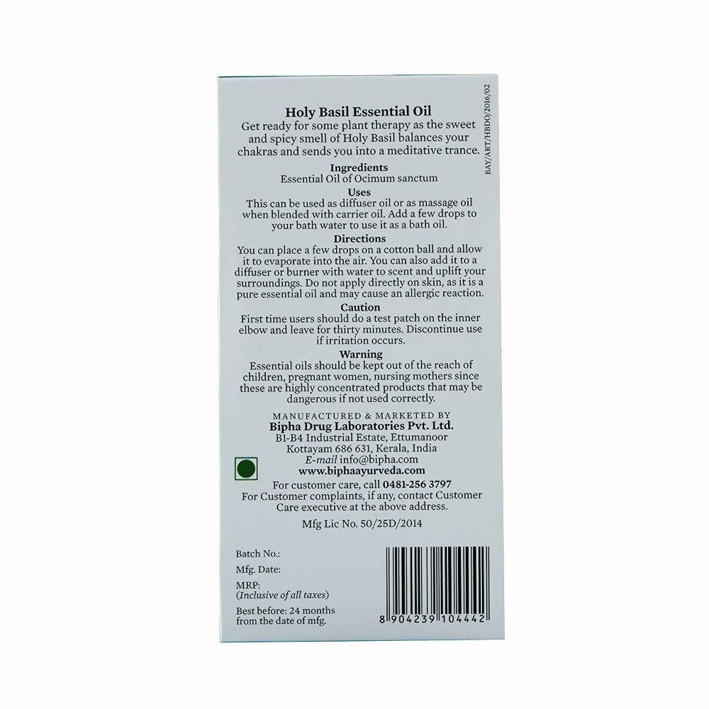 Bipha Ayurveda Holy Basil Essential Oil - DrMediCart