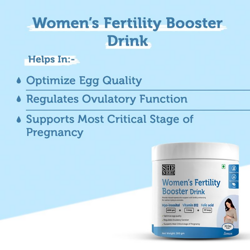 SheNeed Women’s Fertility Booster Drink For Women
