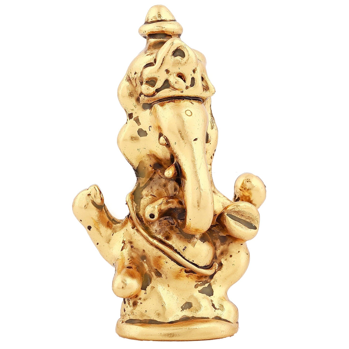 Estele Gold -Polished Spiritual Lord Ganesha Idol for Gifts & HouseWarming/Home/Office Decors