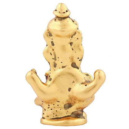 Estele Gold -Polished Spiritual Lord Ganesha Idol for Gifts & HouseWarming/Home/Office Decors