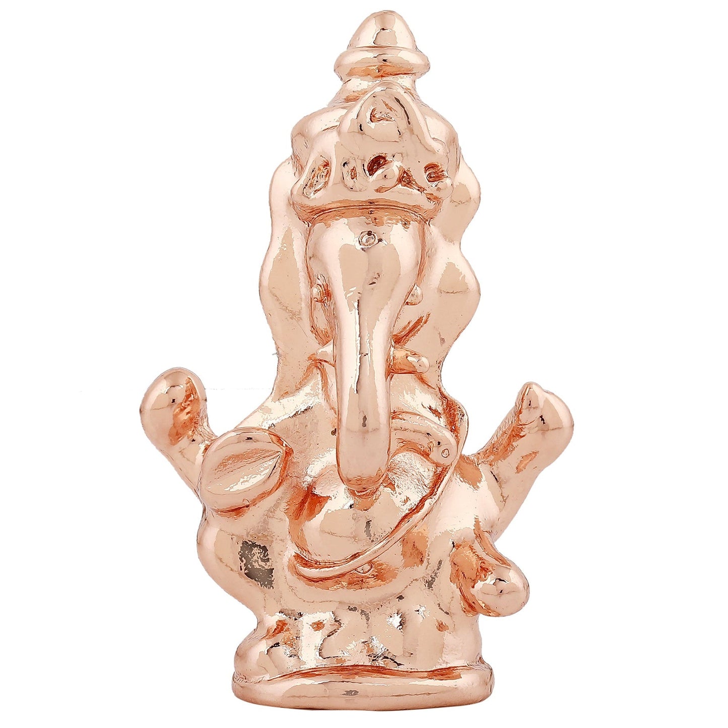Estele Pink/Rose Gold -Polished Spiritual Lord Ganesha Idol for Gifts & HouseWarming/Home/Office Decors