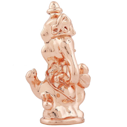 Estele Pink/Rose Gold -Polished Spiritual Lord Ganesha Idol for Gifts & HouseWarming/Home/Office Decors